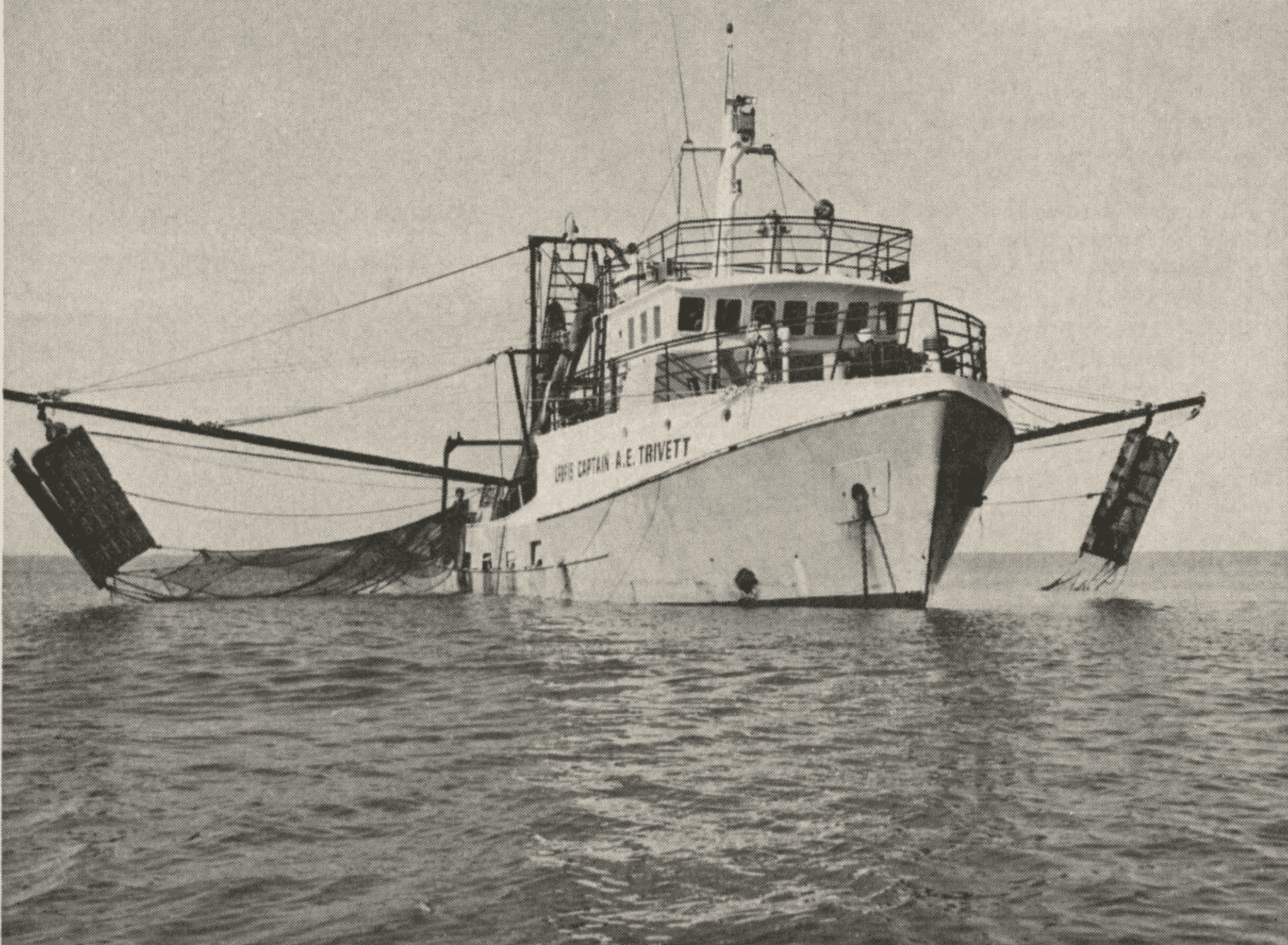 The Captain A. E. Trivett as appeared in Australian Fisheries Magazine 1972